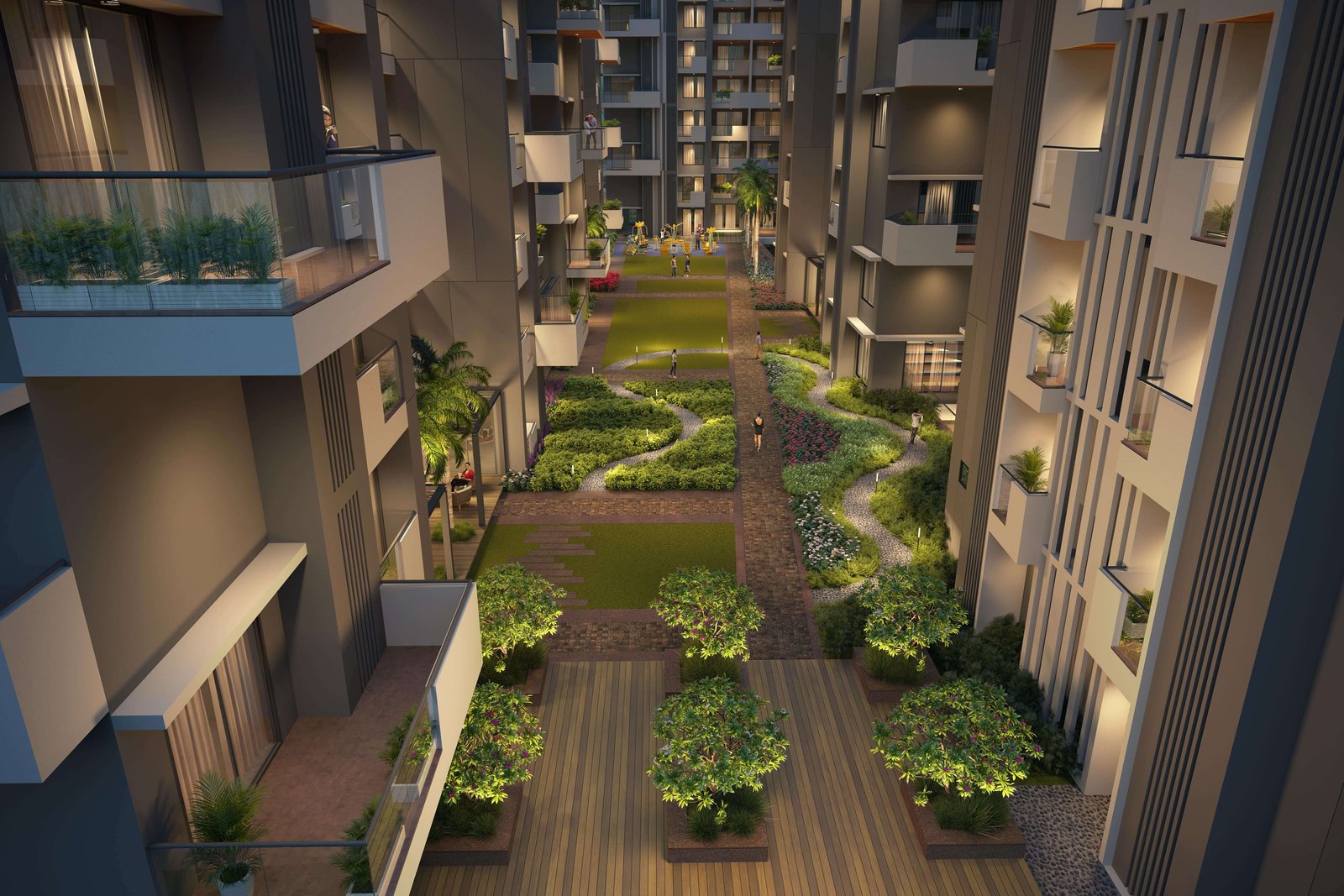 Projection of Art Design for Building